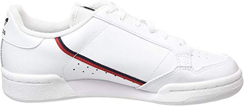 Adidas Continental 80 J, Zapatillas de Deporte Unisex Adulto, Blanco (Ftwbla/Escarl/Maruni 000), 38 2/3 EU Adidas Continental 80 J, Zapatillas de Deporte Unisex Adulto, Blanco (Ftwbla/Escarl/Maruni 000), 38 2/3 EU