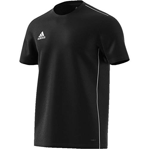 adidas Core 18 T Camiseta, Hombre, Negro (Bllack/White), XL adidas Core 18 T Camiseta, Hombre, Negro (Bllack/White), XL