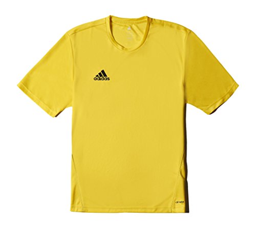 adidas COREF TRG JSY Camiseta, Hombre, Amarillo/Negro, L adidas COREF TRG JSY Camiseta, Hombre, Amarillo/Negro, L