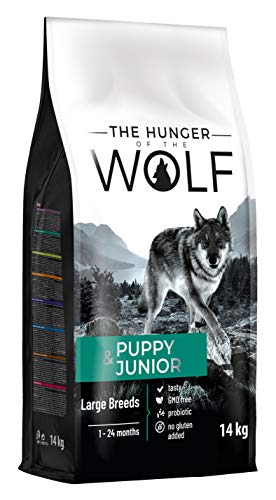 Alimento seco para cachorros y perros jóvenes de razas grandes y gigantes, con alto contenido de carne de aves de corral, 14 kg