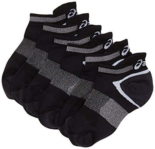 Asics Lyte (3 UNIDADES) calcetines, unisex, color negro, talla 39/42 EU