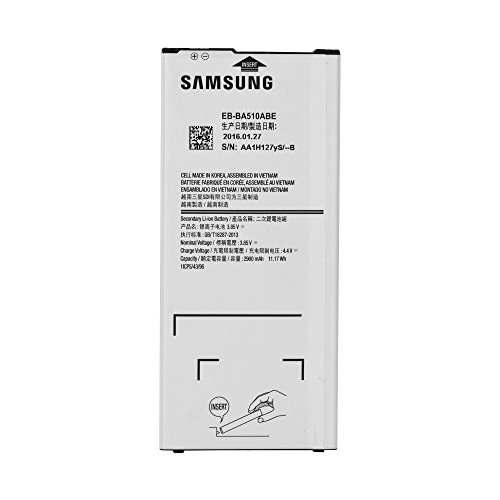 Batería Original Samsung Eb-BA510ABE 2900 mAh Carga rápida 2.0 para Galaxy A5 2016 – Bulk sin Caja