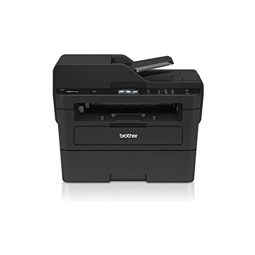 Brother MFCL2750DW, Impresora Multifunción Láser Monocromo con Fax Y Dúplex En Todas Las Funciones, USB, WiFi, Ethernet, Negro