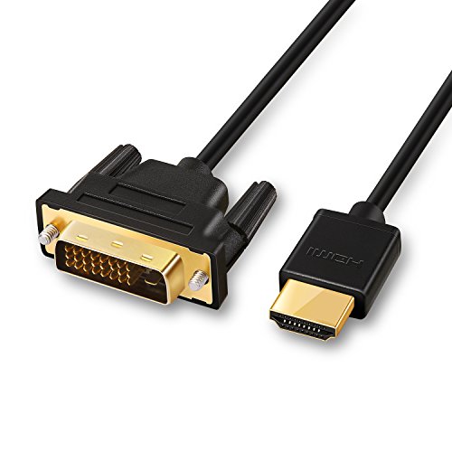 Cable adaptador de LinkinPerk bidireccional de HDMI HDTV a DVI chapado en oro de alta velocidad