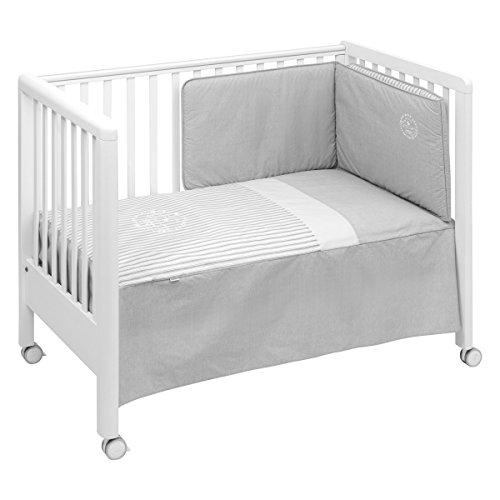 Cambrass Denim - Juego de colcha y protector, color gris Cambrass Denim - Juego de colcha y protector, color gris