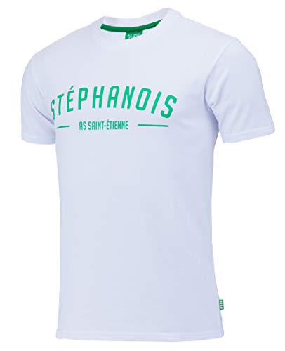 Camiseta AS Saint Etienne – Adulto Hombre, Hombre, blanco, medium