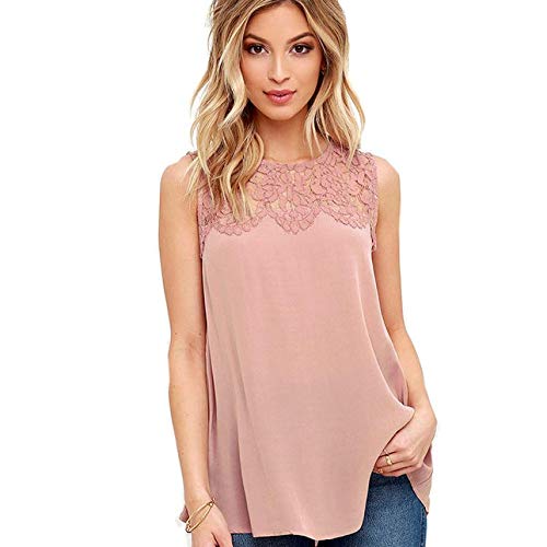 Camiseta de Verano para Mujer, Camisa de Gasa, Camisa sin Mangas para Mujer, Camisa de Encaje Casual para Mujer, Camisa de Flores Sexy, Blusas Camiseta de Verano para Mujer, Camisa de Gasa, Camisa sin Mangas para Mujer, Camisa de Encaje Casual para Mujer, Camisa de Flores Sexy, Blusas