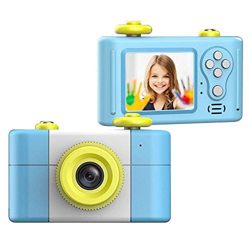 CamKing Cámara digital para niños, nueva mini cámara de 1,5 pulgadas para niños (azul)