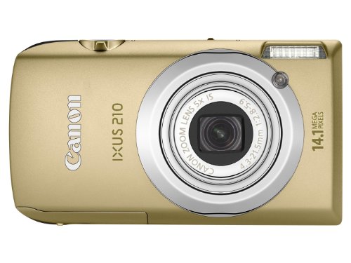Canon IXUS 210 - Cámara Digital Compacta 14.1 MP - Oro