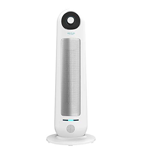 Cecotec Calefactor Cerámico Ready Warm 10000 Top Ceramic. Oscilante, 3 Modos, Termostato Regulable, Sistema Antivuelco, Protección sobrecalentamiento, 2200 W Cecotec Calefactor Cerámico Ready Warm 10000 Top Ceramic. Oscilante, 3 Modos, Termostato Regulable, Sistema Antivuelco, Protección sobrecalentamiento, 2200 W