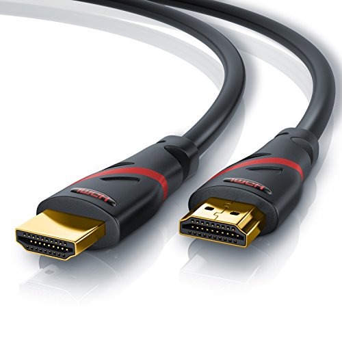 CSL - 1m Cable HDMI - Ultra HD 4k HDMI - Alta Velocidad con Ethernet - Full HD 1080p 4K Ultra HD 2160p 3D ARC y CEC - Cable de blindaje Triple - blindaje de Conector y contactos CSL - 1m Cable HDMI - Ultra HD 4k HDMI - Alta Velocidad con Ethernet - Full HD 1080p 4K Ultra HD 2160p 3D ARC y CEC - Cable de blindaje Triple - blindaje de Conector y contactos
