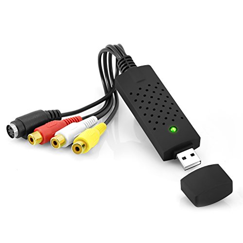 CSL - Capturador de Audio y Video - Nueva versión Compatible con Windows 10 - VHS - Adaptador de vídeo para edición - posedición CSL - Capturador de Audio y Video - Nueva versión Compatible con Windows 10 - VHS - Adaptador de vídeo para edición - posedición