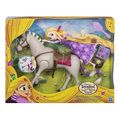 Disney Enredados - Pack de Rapunzel y Caballo Maximus (Hasbro C2761EU4)