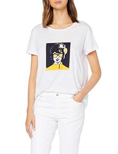 Dolores Promesas 108139 Camiseta, Blanco (Blanco (Blanco 00) 000), Medium (Tamaño del Fabricante:Medium (Tamaño del Fabricante:M)) para Mujer