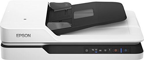 Epson WFDS1660W - Escáner Plano de Color A4 (Capacidad de USB) Blanco y Negro
