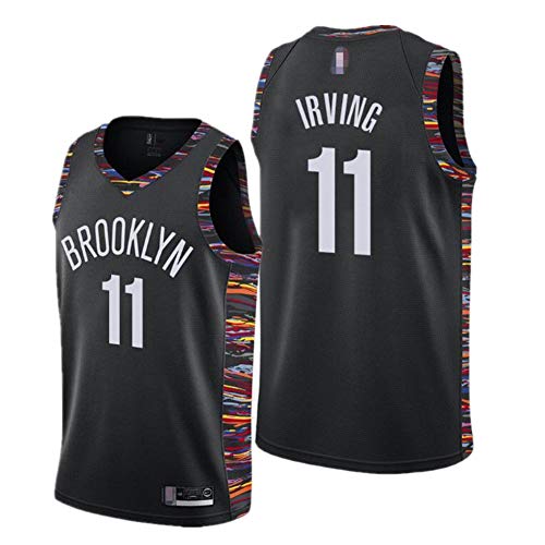 Formesy Camiseta de Baloncesto para Hombres - NBA Brooklyn Nets #11 Kyrie Irving Camiseta de Baloncesto Unisex Sportswear Camiseta
