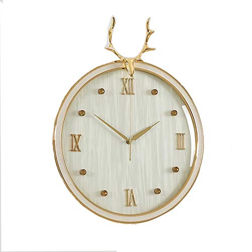 FxsD Ciervos Reloj de Pared de la Cabeza, el Reloj, el Reloj de latón Cabezal de Ciervos, Marco de la aleación, el Movimiento del Metal de Gama Alta, 18 '' FxsD Ciervos Reloj de Pared de la Cabeza, el Reloj, el Reloj de latón Cabezal de Ciervos, Marco de la aleación, el Movimiento del Metal de Gama Alta, 18 ''