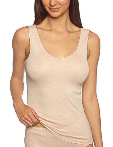 Hanro - Camiseta Interior para Mujer, Talla 34/36 (XS) - Talla Alemana, Color Piel (Skin) 274