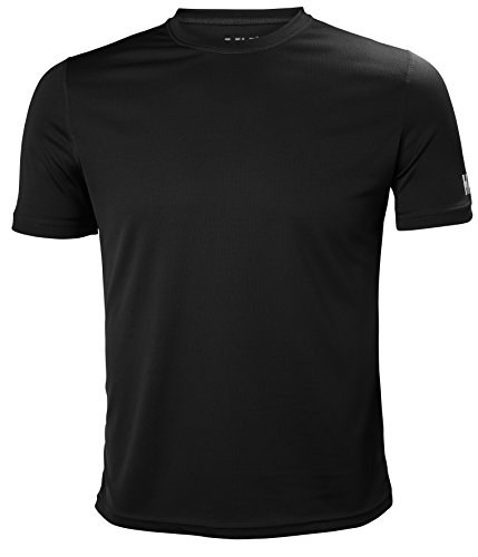 Helly Hansen HH Tech T Camiseta, Hombre, Gris (Gris Oscuro 980), X-Large (Tamaño del Fabricante:XL)