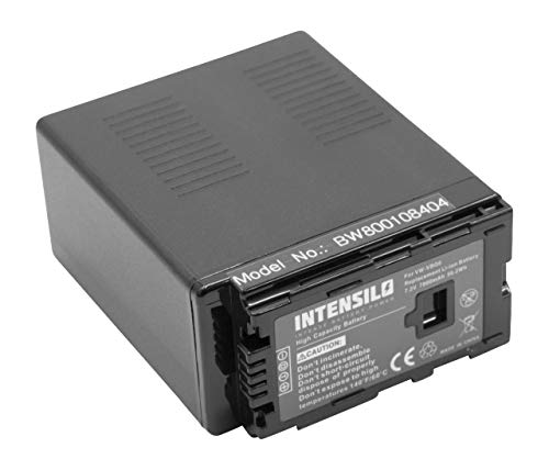 INTENSILO Li-Ion batería 7800mAh (7.2V) para cámara de video Panasonic AG-AC130AEJ, AG-AC130AP, AG-AC160 por VW-VBG6, VW-VBG6GK, VW-VBG6-K, VW-VBG6PPK