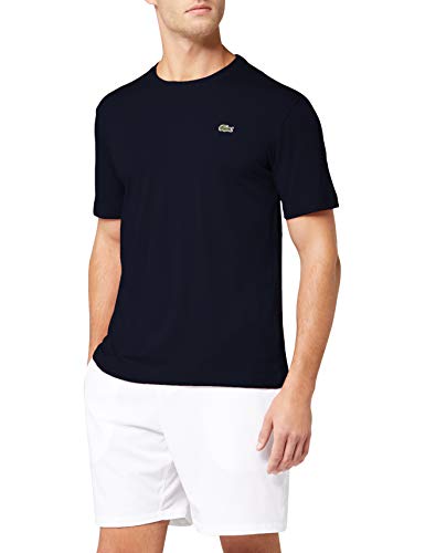 Lacoste TH6709, Camiseta para Hombre, Azul (Marine), L (Talla del fabricante: 5)