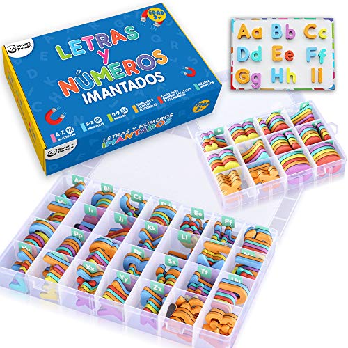 Letras y Números Magnéticos para Niños - Conjunto Completo: 182 Letras y 81 Números y Símbolos - Imanes Gruesos de Espuma para la Nevera - Incluye 2 Cajas, Pizarra Magnética, Rotuladores y Borrador Letras y Números Magnéticos para Niños - Conjunto Completo: 182 Letras y 81 Números y Símbolos - Imanes Gruesos de Espuma para la Nevera - Incluye 2 Cajas, Pizarra Magnética, Rotuladores y Borrador
