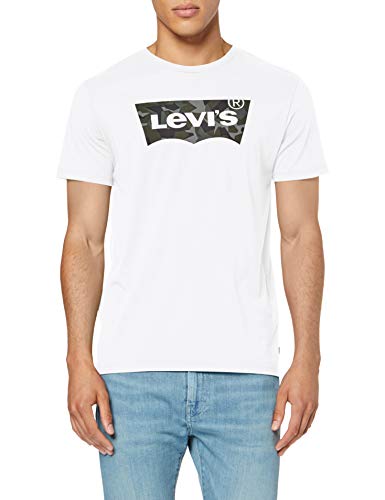 Levi's Housemark Graphic tee Camiseta, Blanco (Ssnl Hm Camo White 0249), Medium para Hombre