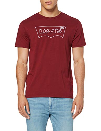 Levi's Housemark Graphic tee Camiseta, Marrón (Hm Outline Cabernet 0230), Medium para Hombre