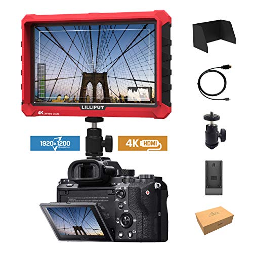 Lilliput A7S 7 Pulgadas 1920x1200 IPS Screen Camera Field Monitor 4K HDMI Input Output Video For DSLR Mirrorless Camera Sony A7S II A6500 Panasonic GH5 Canon 5D Mark IV dji Ronin M