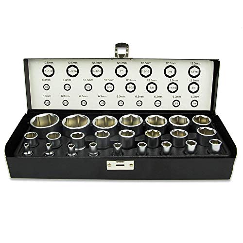 Llave de vaso en pulgadas I tuercas I tuerca de caja I juegos de herramientas I llave de tuercas 24 pzs. Llave de vaso en pulgadas I tuercas I tuerca de caja I juegos de herramientas I llave de tuercas 24 pzs.