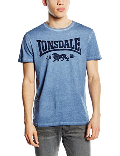 Lonsdale London para Hombre T-Shirt/Camisa de Tirantes Egerton Azul Azul Talla:XL