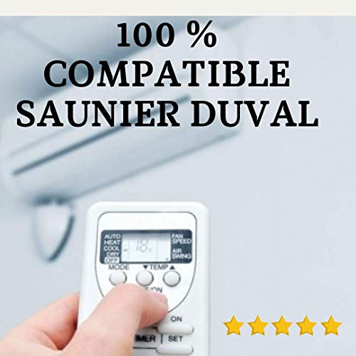 Mando Aire Acondicionado SAUNIER Duval - Mando a Distancia Compatible 100% con Aire Acondicionado SAUNIER Duval. Entrega en 24-48 Horas. SAUNIER Duval MANDO COMPATIBLE