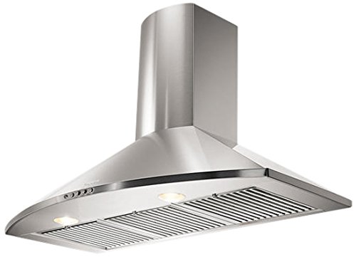 Mepamsa Tender Plus 90 Campana aspirante decorativa de pared de inox, 20 W, 71 Decibelios, 3 Velocidades, Acero inoxidable