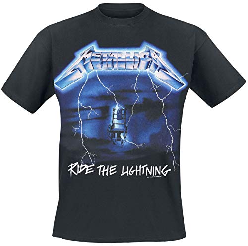 Metallica Ride The Lightning Hombre Camiseta Negro 4XL