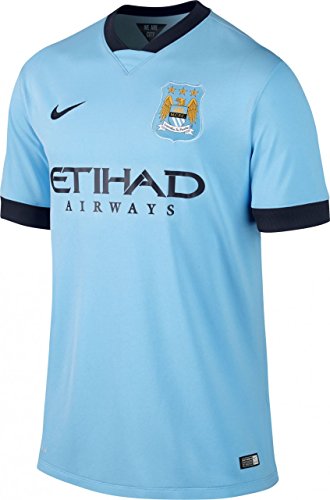 NIKE - Camiseta 1ª Equipación Manchester City FC 2014-2015, Talla XL