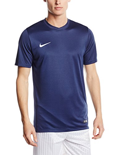 Nike Park VI Camiseta de Manga Corta para hombre, Azul (Midnight Navy/White), XXL