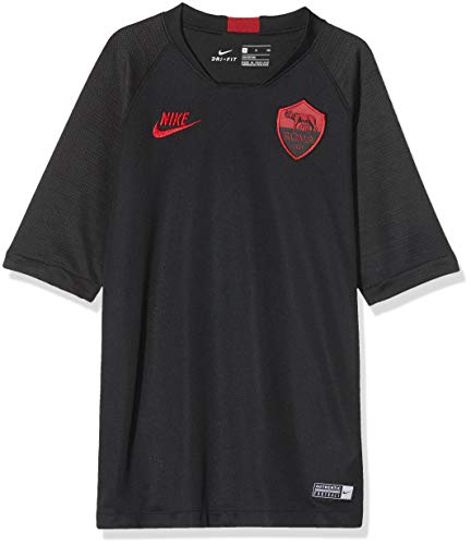 Nike Roma Y Nk BRT Strk Top SS Camiseta, Unisex niños, Black/Anthracite/Team Crimson, XS