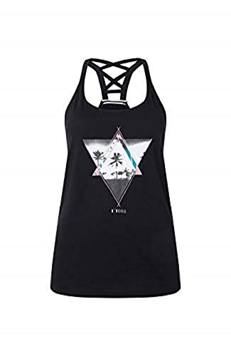 O'NEILL LW Beach Angel Camiseta Sin Mangas Tanktop para Mujer, Negro (Black out), S O'NEILL LW Beach Angel Camiseta Sin Mangas Tanktop para Mujer, Negro (Black out), S