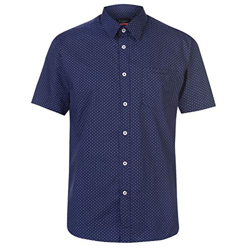 Pierre Cardin - Camisa formal - para hombre, Azul, Small