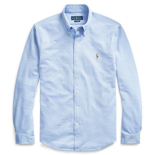 Polo Ralph Lauren camisa Button Down tejido oxfod Classic Fit turquesa M