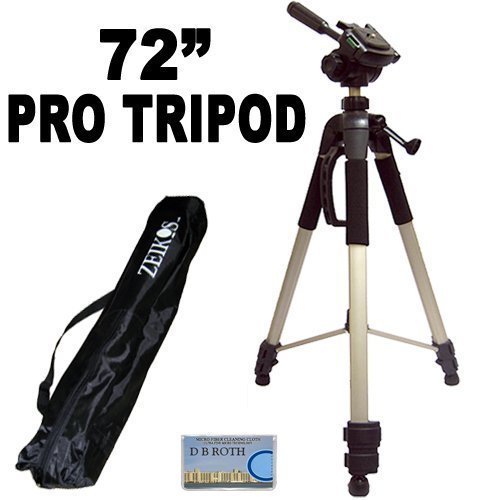 Profesional PRO 183 cm super resistente trípode con suave Deluxe trípode-Bolsa para Kodak Easyshare MAX, deporte cámara Digital