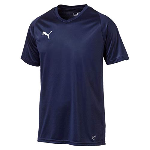 Puma Liga CR H Camiseta de Manga Corta, Hombre, Peacoat White, L Puma Liga CR H Camiseta de Manga Corta, Hombre, Peacoat White, L