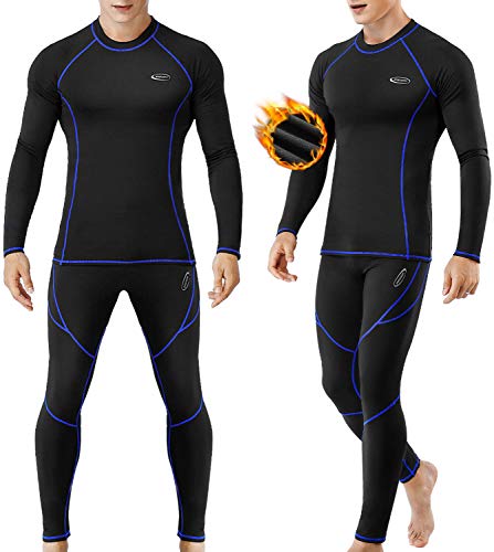 Ropa Interior Térmica Hombre, Camiseta Térmica Hombre Deportes Ropa Interior Funcional Conjuntos Térmicos Termo Invierno Otoño con muy elástica para Running Esquí Montaña Ciclismo Fitness Negro L Ropa Interior Térmica Hombre, Camiseta Térmica Hombre Deportes Ropa Interior Funcional Conjuntos Térmicos Termo Invierno Otoño con muy elástica para Running Esquí Montaña Ciclismo Fitness Negro L