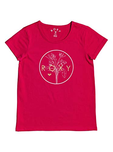 Roxy Endless Music Foil - Camiseta de manga corta para niña, 4 a 16 cm, color rosa