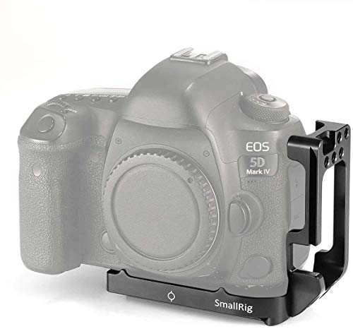 SMALLRIG L Bracket Soporte De Camara para Canon 5D Mark IV III, Placa De Liberación Rápida L De Aleación De Aluminio con 1/4 Tornillo Estándar - 2202 SMALLRIG L Bracket Soporte De Camara para Canon 5D Mark IV III, Placa De Liberación Rápida L De Aleación De Aluminio con 1/4 Tornillo Estándar - 2202