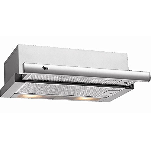 Teka TL1 52 - Campana (Canalizado, 332 m³/h, Montado en pared, Halógeno, 28 Lux), Anchura 50 cm Teka TL1 52 - Campana (Canalizado, 332 m³/h, Montado en pared, Halógeno, 28 Lux), Anchura 50 cm