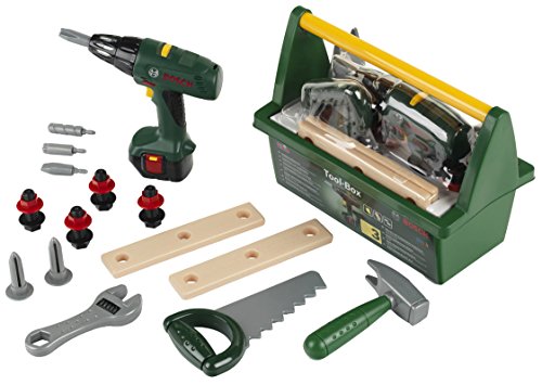 Theo Klein Tool Box Mallette Bosch Avec Ixolino, Color Verde (8429) Theo Klein Tool Box Mallette Bosch Avec Ixolino, Color Verde (8429)