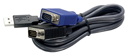 TRENDnet TK-CU06 - Cable KVM USB/VGA/SVGA (1.8 m), Color Negro