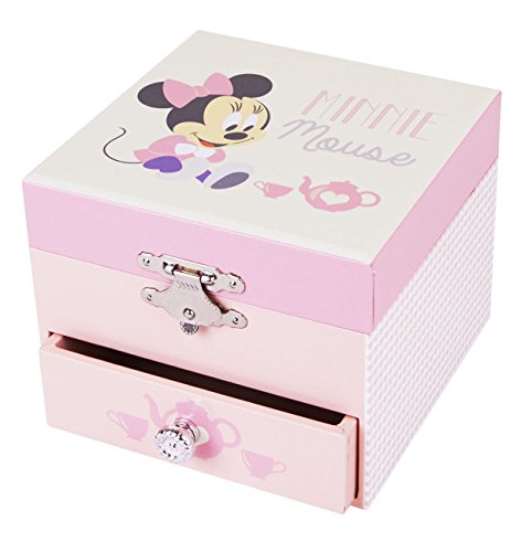 Trousselier Caja de música 20201 - Disney Motivo Minnie Cube Series (Caja de música, Caja de música, Cajas de música)