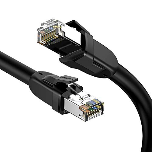 UGREEN Cable Ethernet CAT 8, Cable de Red LAN 25Gbps con Conector RJ45 (2000MHz, Cable SFTP) para PC, TV Box, Nintendo Switch, Router, Xbox, PS4, Servidor Nas, Compatible con Cat 6, Cat 5e, Cat 5 (2M) UGREEN Cable Ethernet CAT 8, Cable de Red LAN 25Gbps con Conector RJ45 (2000MHz, Cable SFTP) para PC, TV Box, Nintendo Switch, Router, Xbox, PS4, Servidor Nas, Compatible con Cat 6, Cat 5e, Cat 5 (2M)